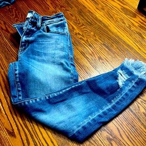 Kan Can stonewashed ankle pants